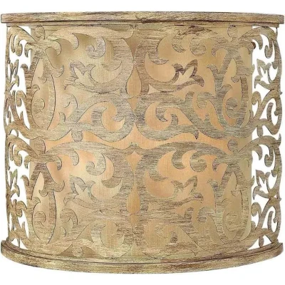 Afbeelding van Hinkley LED Wandlamp Carabel 2X E14 Max 40W Brushed Champagne