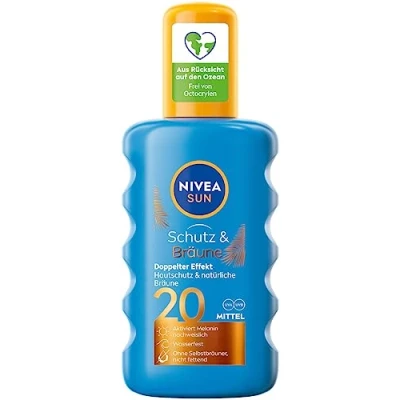 Afbeelding van Nivea SUN Protect &amp; Bronze Spray SPF 20 Zonnebrandcrème, Maat: 200 ml,