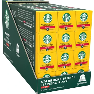 Afbeelding van Starbucks by Nespresso Blonde Espresso Roast Decaf 120 koffiecups