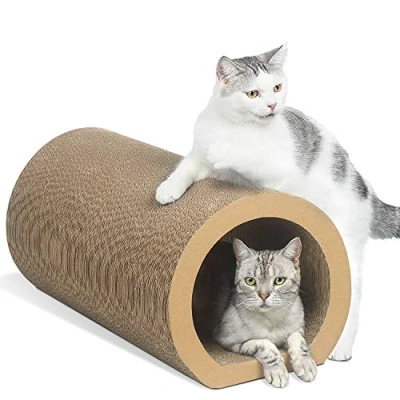 Afbeelding van Aibuddy Krabpaal voor katten met kattenkruid, duurzaam karton en constructie (50 x 33 30,5 cm)