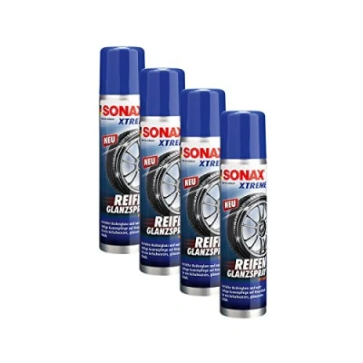 Afbeelding van SONAX 4 x Xtreme 02353000 Wet Look Tyre Spray 400 ml