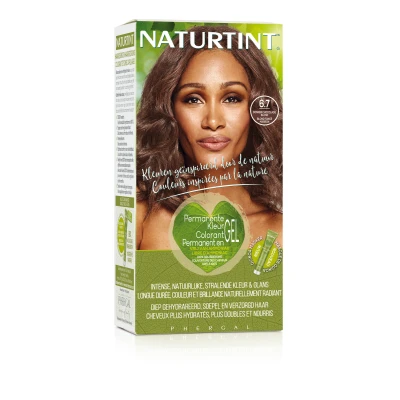Afbeelding van Naturtint Permanente Haarkleuring 6.7 Donker Chocolade Blond 170ml