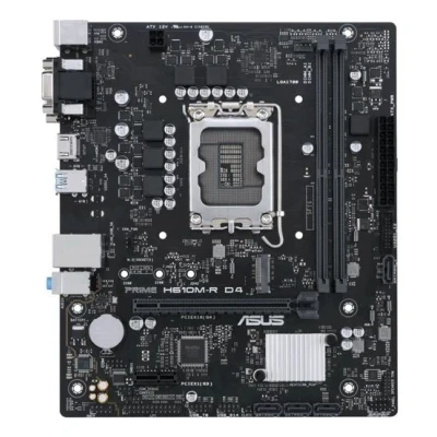 Image de Carte Mère Asus Prime H610M R 90MB1B40 M0ECY0 Intel H610 LGA 1700 Micro ATX DDR4 Noi