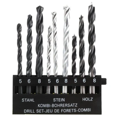 Afbeelding van Benson Borenset Staal Steen &amp; Hout 9 delig