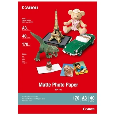 Image de Canon MP 101 A3 (297 x 420 mm) 170 g/m² 40 feuille(s) papier photo pour i6500 9100 9950; PIXMA iX7000; S6300 9000