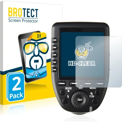 Afbeelding van BROTECT Screenprotector voor Godox XPro Folie Beschermfolie transparant (2 Stuks)