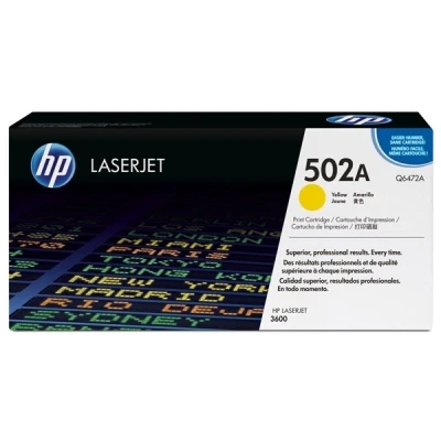 Image de Toner HP Color LaserJet ColorSphere Q6472A Jaune