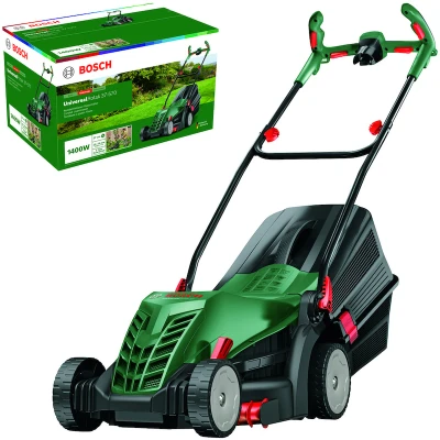 Afbeelding van BOSCH UniversalRotak 37 570 elektrische grasmaaier 37cm 1400 W met 40l opvangbak 06008A6502