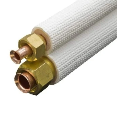 Afbeelding van Kant &amp; klaar airco dubbele koelleiding 1/4&quot; x 5/8&quot; flare 10 meter. Artikelnr: FS2510
