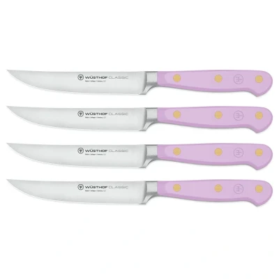 Image de Wusthof Classic Steakmessenset 4 delig Purple Yam