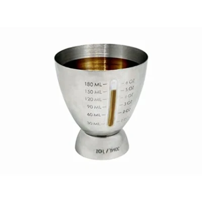 Afbeelding van Vin Bouquet FIK 157 Reuzenmaatbeker van roestvrij staal, cocktailmaatbeker, zilver