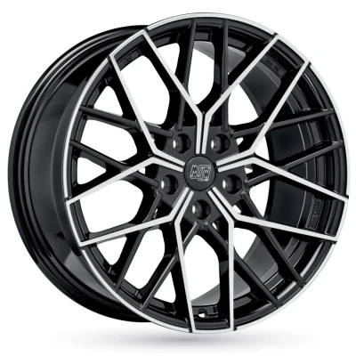 Image de Jante alu msw 74 8.5x20 5x112 et20 noir brillant