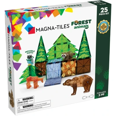 Afbeelding van Magna tiles magnetische tegels forest animals 25st