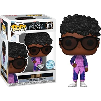 Afbeelding van Funko Pop! Marvel: Wakanda Forever Black Panther Shuri Purple Suit #1173 Diamond Glitter Exclusive
