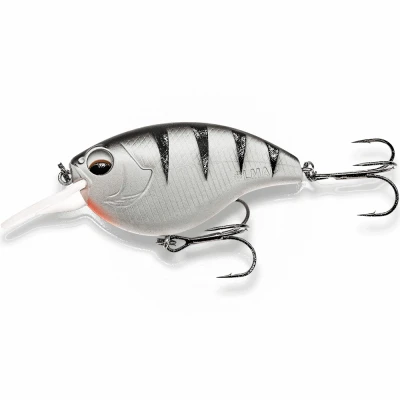 Afbeelding van LMAB KØFI Power Vibe 55 Shallow Runner Crankbait 5.5cm (12g) White Tiger Plug