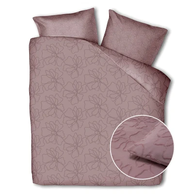 Afbeelding van Dekbedovertrek Ava Maeve 1 persoons (140x200/220 cm) Microvezel Stippen BruinTaupe Fresh &amp; Co Ga naar Dekbed Discounter.nl