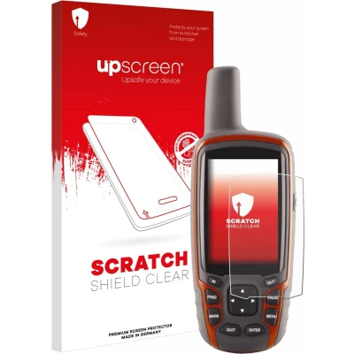 Afbeelding van upscreen Screenprotector voor Garmin GPSMAP 62s Folie Beschermfolie transparant