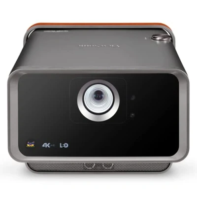 Afbeelding van ViewSonic X10 4K Video projector UHD, led, 2400 led Lumen, WiFi, Bluetooth, Harman Kardon speakers 2x 8 W cube, 16 GB interne opslag, HDMI, MicroSD, zwart