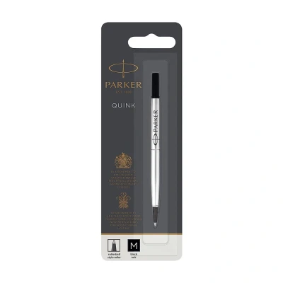 Afbeelding van Parker vulling voor roller medium, zwart, op blister rollervulling