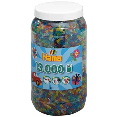 Afbeelding van Hama Strijkkralen Ton Met 13000 Stuks Glitter