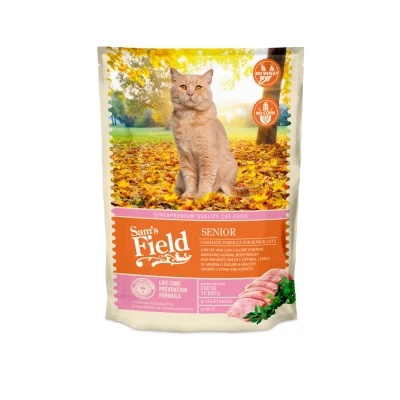 Afbeelding van Sam&#039;s Field Cat Senior Kattenvoer 400 g
