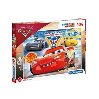 Image de Clementoni puzzle Supercolor Cars 3 104 pièces (27072)