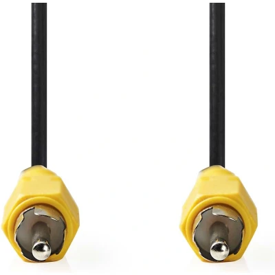 Afbeelding van Composiet video kabel Nedis 5 meter (Tulp naar tulp, Vernikkeld)