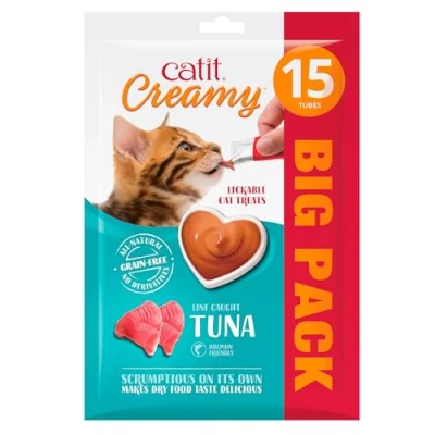Afbeelding van Cat It Kattensnack Kat Ca Creamy Tonijn 15x10g 15st