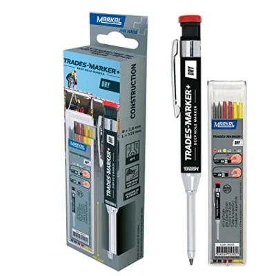 Afbeelding van Markal Grafiet vulpotlood Dry Starter Pack met houder en 6 stiften.
