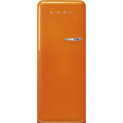 Afbeelding van Smeg FAB28LOR5 Kastmodel koelkast scharnier links Oranje Frigo