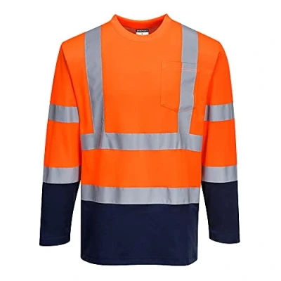 Afbeelding van T shirt met lange mouwen Katoen comfort Tweekleurig S280 Portwest
