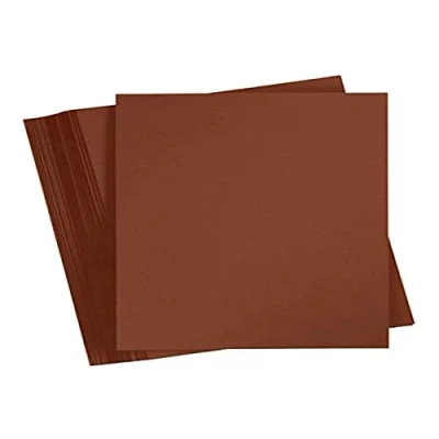 Afbeelding van Gekleurd Karton, A4 210x297 mm, koffiebruin, 100 vellen