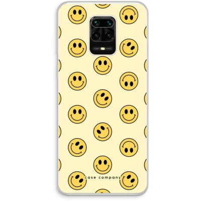 Afbeelding van Case Company® hoesje geschikt voor Xiaomi Redmi Note 10 Lite Smiley N2 Soft Cover Telefoonhoesje Bescherming aan alle Kanten en Schermrand
