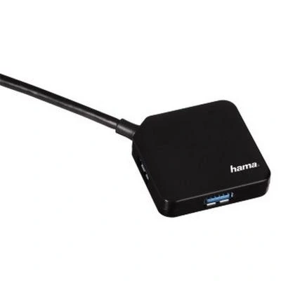 Image de Hama hub usb 3.0, 4 ports, alimenté par bus, noir