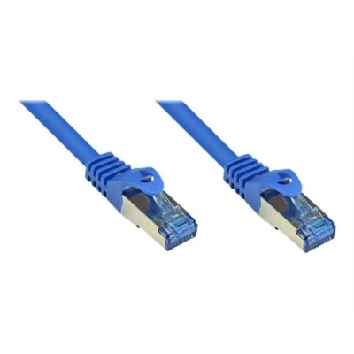 Afbeelding van Good Connections RNS patchkabel met inklikbare neusbescherming, Cat. 6, S/FTP, PiMF, PVC, 250MHz, blauw, 30m (S/FTP, CAT6, 30 m), Netwerkkabel