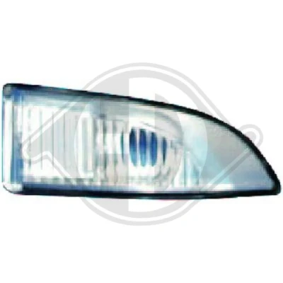 Afbeelding van DIEDERICHS 4465326 Knipperlichten Transparent, Chroom rechts RENAULT: MEGANE 3 Grandtour, LAGUNA