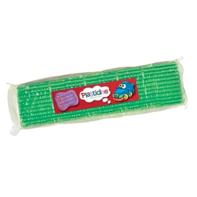 Afbeelding van boetseerklei voor kinderen, 400 g, lichtgroen #09, eenvoudig te modelleren en vormen sculpturen, modellen stop motion animaties