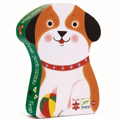 Afbeelding van Djeco puzzel puppy firmin 24st