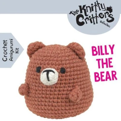 Afbeelding van Crochet Kit Pouch Pals Billy The Bear