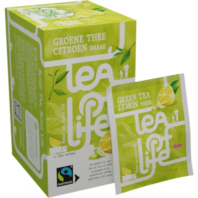 Afbeelding van Tea Of Life Green Lemon 80stuks