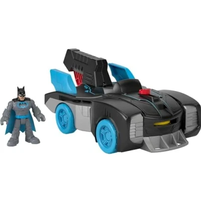 Afbeelding van Imaginext DC Super Friends Bat Tech Batmobile en Batman Speelfigurenset