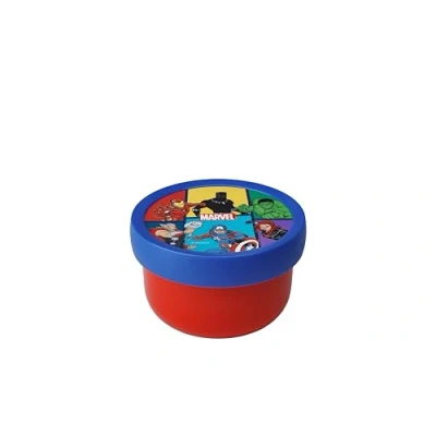 Image de Mepal Fruitbox Campus Boîte à gouter pour enfants Lavable au lave vaisselle et convient micro ondes Sans BPA 300 ml Avengers