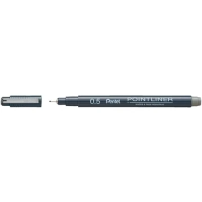 Afbeelding van Pentel S20P 5N balpen Grijs Stick Fijn 1 stuk(s)