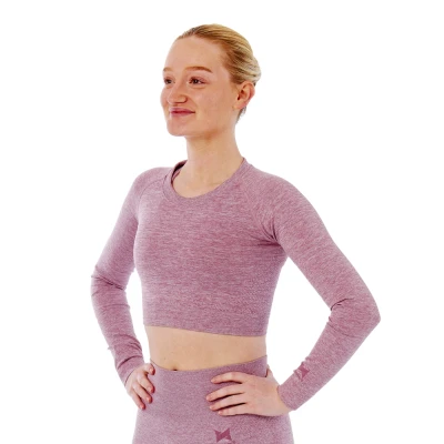 Afbeelding van Xtreme Sportswear Croptop lange mouwen Dames Roze XL