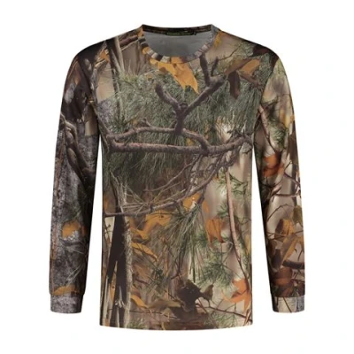 Afbeelding van Stealth Gear T shirt Lange Mouw Camo Bosprint maat XXL