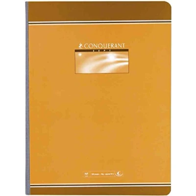 Afbeelding van Conquerant 100104778 schrijfblok &amp; schrift 192 vel Rood, Groen, Geel, Blauw