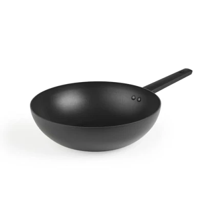 Afbeelding van Russell Hobbs Shield RH02842EU7 28 cm braadpan 10 keer sterker anti aanbaklaag * geschikt voor inductiekookplaten wok van geperst aluminium gemakkelijk te reinigen handvat