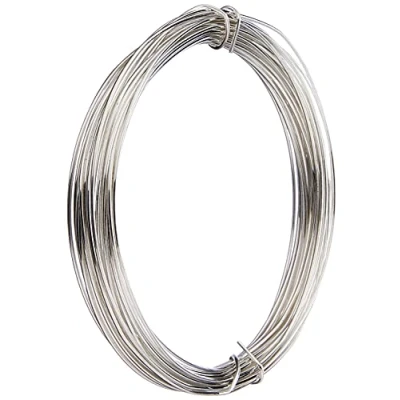 Afbeelding van Massief Efco koperdraad, zilverkleurig, 0,80 mm, lengte 6 m, nieuw