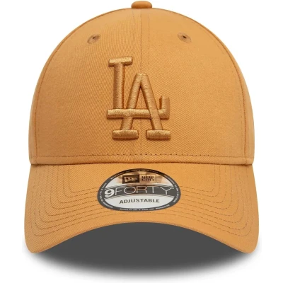 Afbeelding van New Era LA Dodgers League Essential Dark Beige 9FORTY Adjustable Cap