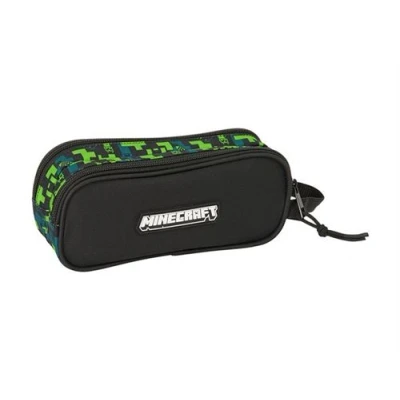 Afbeelding van MINECRAFT TNT Dubbele etui voor kinderen, ideaal schoolgaande comfortabel en veelzijdig, kwaliteit sterkte, 21 x 6 8 cm, Meerkleurig, M, casual, informeel